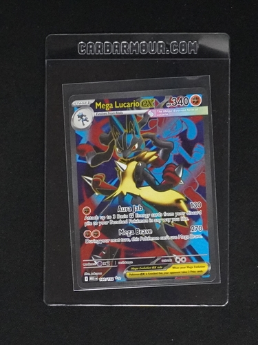 2025 Pokemon Mega Lucario ex #160/132 Mega Evolution — front