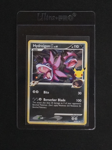 2021 Pokémon TCG SWSH138 Hydreigon C lv.61 Celebrations Black Star Promo — front
