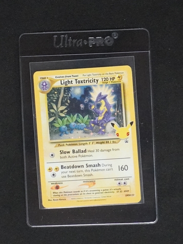 2021 Pokémon SWSH #SWSH137 Light Toxtricity — front