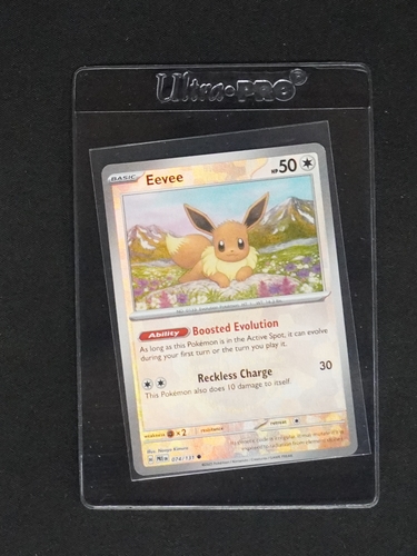 2025 Pokemon Prismatic Evolutions #074 Eevee — front