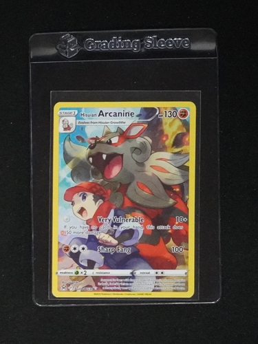 2022 Pokémon Lost Origin #TG08 Hisuian Arcanine — front