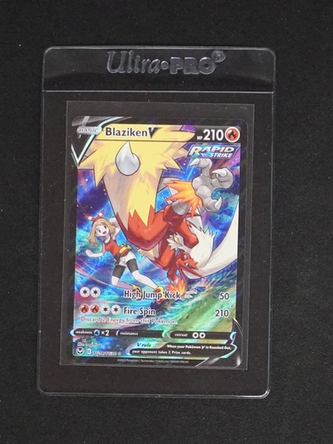 2022 Pokémon Sword & Shield Silver Tempest #TG14/TG30 Blaziken V — front