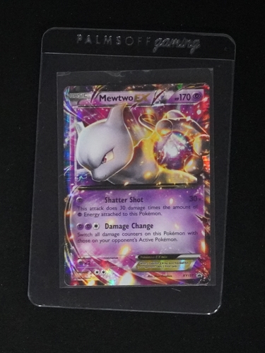 2016 Pokémon XY Black Star Promo #XY107 Mewtwo EX — front