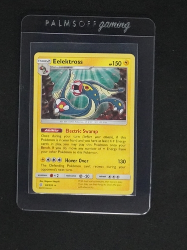 2020 Pokémon Unified Minds #66 Eelektross — front