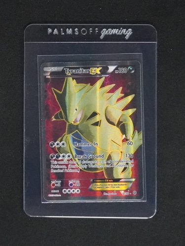 2015 Pokémon Ancient Origins #91 Tyranitar EX — front