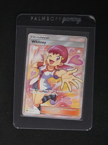 2018 Pokémon Sun & Moon Lost Thunder #214 Whitney — front