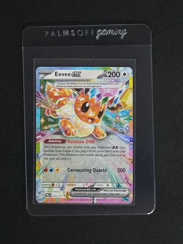 2016 Pokémon Prismatic Evolutions #075 Eevee ex — front
