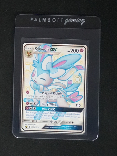 2019 Pokémon Hidden Fates #SV76/SV94 Sylveon GX — front
