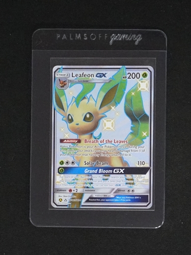 2019 Pokémon Sun & Moon Hidden Fates #SV46 Leafeon GX — front