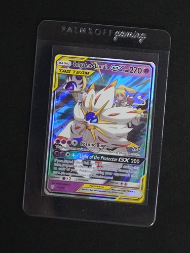 2019 Pokémon Sun & Moon Cosmic Eclipse #75 Solgaleo & Lunala GX — front
