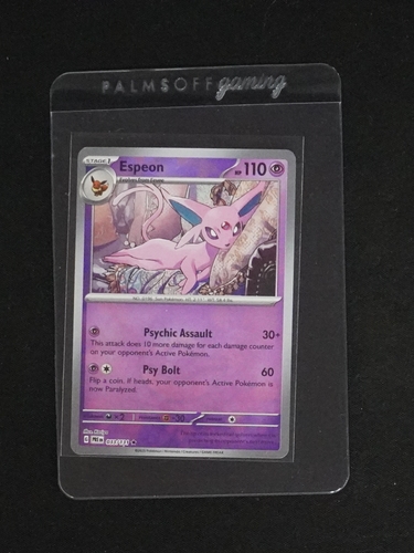 2025 Pokémon TCG Prismatic Evolutions #33 Espeon — front