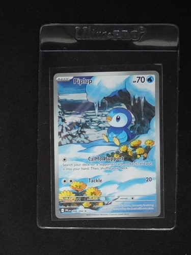 2023 Pokémon TCG 098/094 Piplup Illustration Rare Phantasmal Flames — front