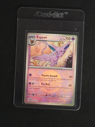 2025 Pokémon Prismatic Evolutions #033 Espeon — front