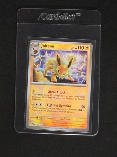 2023 Pokémon Scarlet & Violet Prismatic Evolutions #029 Jolteon — front