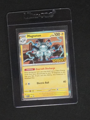 2024 Pokémon Surging Sparks #153 Magneton — front