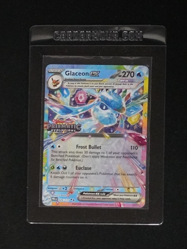 2016 Pokémon Prismatic Evolutions #26 Glaceon ex — front