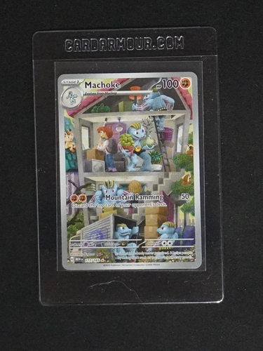 2023 Pokémon TCG Scarlet & Violet 151 #177 Machoke Illustration Rare — front