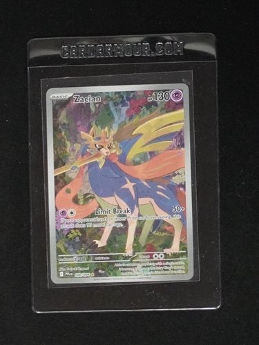 2025 Pokémon #100 Zacian Phantasmal Flames Illustration Rare — front