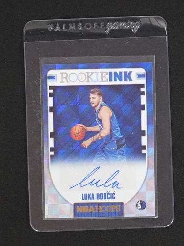 2018-19 Panini NBA Hoops #RI-LD Luka Dončić Rookie Ink Auto RC — front