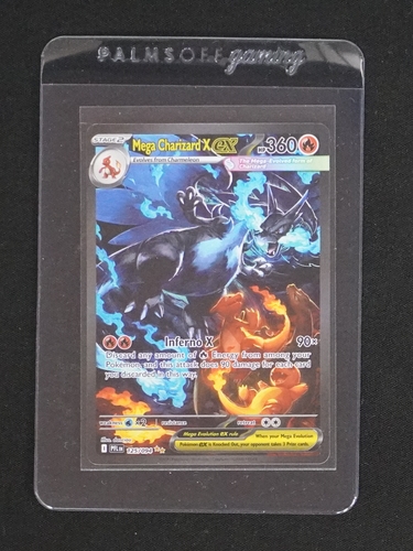 2025 Pokémon Phantasmal Flames Mega Charizard X EX #125/094 — front