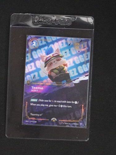 2024 Riftbound League of Legends TCG #197b Teemo — front