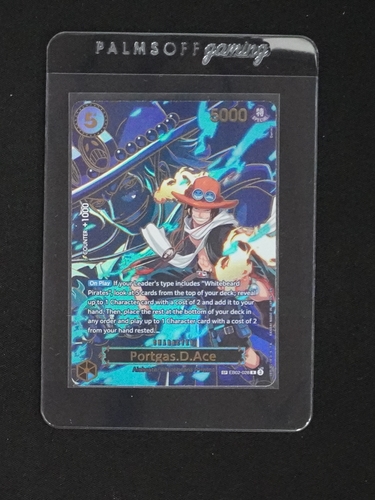 2025 One Piece Card Game EB02-028 Portgas D. Ace SP Carrying On His Will — front