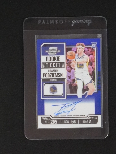 2023 Panini Contenders Optic Rookie Ticket Brandin Podziemski — front