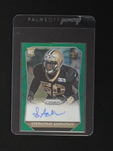 2015 Panini Prizm Rookie Signatures #RS-SA Stephone Anthony — front
