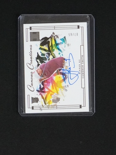 2024 Panini Impeccable LIV Golf Canvas Creations Cameron Smith #CCS-CS — front