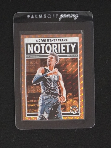 2024-25 Panini Mosaic #3 Victor Wembanyama Notoriety — front
