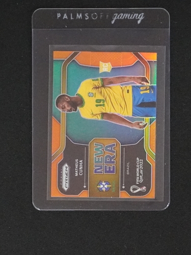 2022 Panini Prizm FIFA World Cup Qatar #8 Matheus Cunha New Era Silver Prizm — front