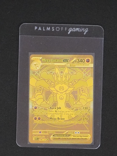 2025 Pokémon Mega Evolution #188 Mega Lucario EX — front