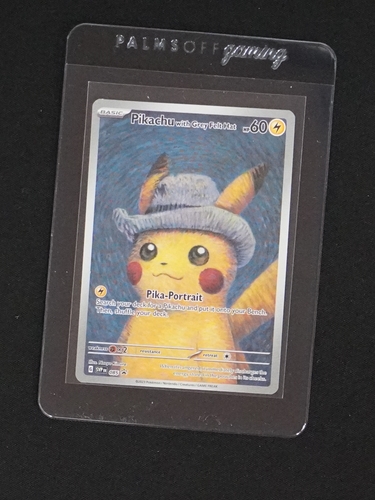 2023 Pokémon x Van Gogh #085 Pikachu with Grey Felt Hat — front