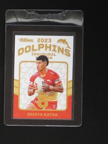 2023 NRL Traders Dolphins Inaugural Edition #6 Isaiya Katoa — front