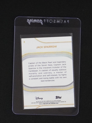 2023 Topps Disney #3 Jack Sparrow — front