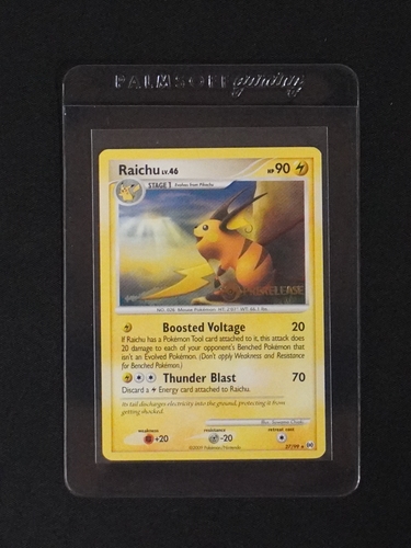 2009 Pokémon Arceus #27 Raichu — front