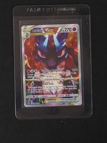 2023 Pokemon Black Star Promo #SWSH291 Lucario VSTAR — front