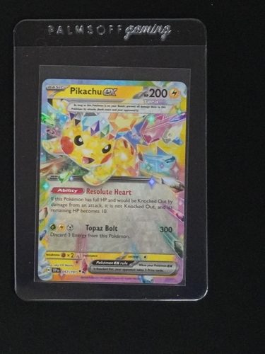2024 Pokémon TCG Scarlet & Violet Surging Sparks #57 Pikachu ex — front