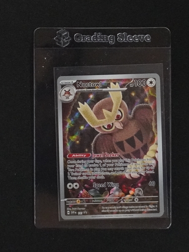 2024 Pokemon SV Black Star Promo #141 Noctowl — front