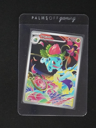 2023 Pokémon Mega Evolution #134 Ivysaur Illustration Rare — front