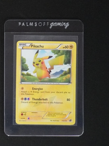 2011 Pokémon Black & White #115/114 Pikachu — front