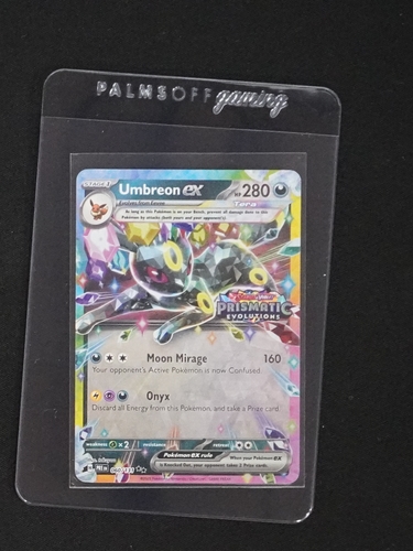 2025 Pokemon TCG Prismatic Evolutions #60 Umbreon EX — front