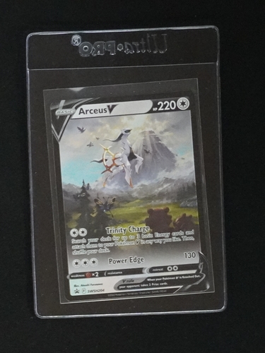 2022 Pokémon SWSH Black Star Promo #204 Arceus V — front