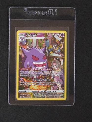 2022 Pokemon Sword & Shield Lost Origin #TG06 Gengar Trainer Gallery — front