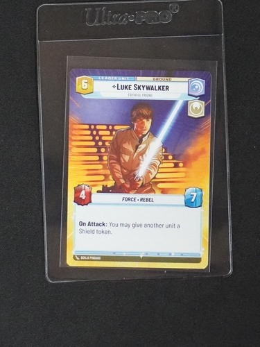 2023 Star Wars Unlimited Luke Skywalker Faithful Friend 1/2 Event Promo — front
