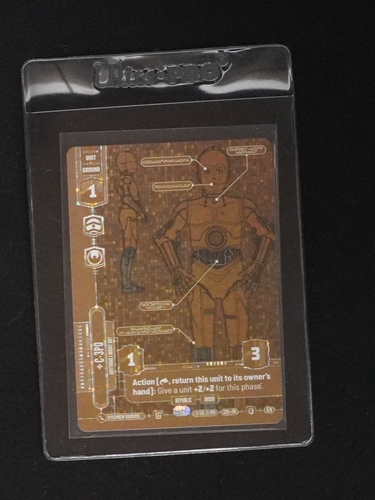 2025 Star Wars Unlimited C25 Convention Exclusive #5 C-3PO — front
