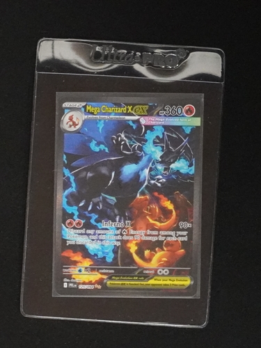 2025 Pokemon Mega Charizard X EX #125/094 Phantasmal Flames — front