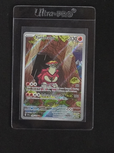 2024 Pokémon Stellar Crown #146 Turtonator Illustration Rare — front