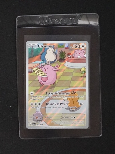 2024 Pokémon TWM #187 Chansey Twilight Masquerade Illustration Rare — front