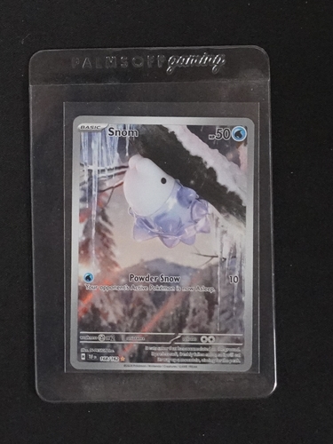 2024 Pokémon TCG SV05 Temporal Forces #168 Snom Illustration Rare — front